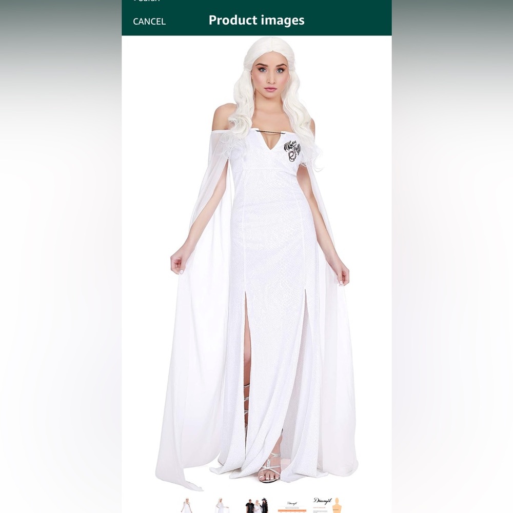 Game of Thrones dress for Halloween or dress up party